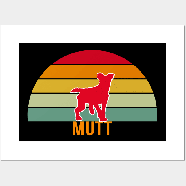 Mutt Vintage Silhouette Wall Art by khoula252018